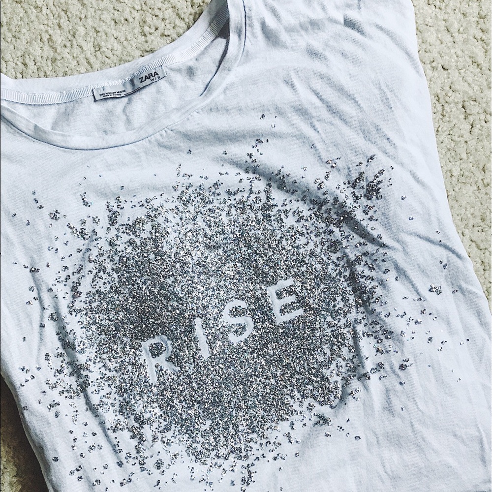 Zara ‘Rise & Shine’ Tee